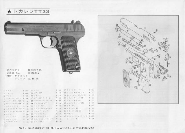【分解図】ナカタ　トカレフ　TT33