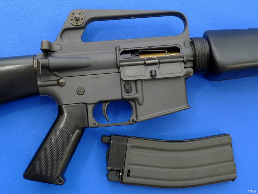 JAC ガス•ブローバック　AR15 M16A1フルオート 非売品】JAC M16A1 ブローバック フルオート / アトム | 中古