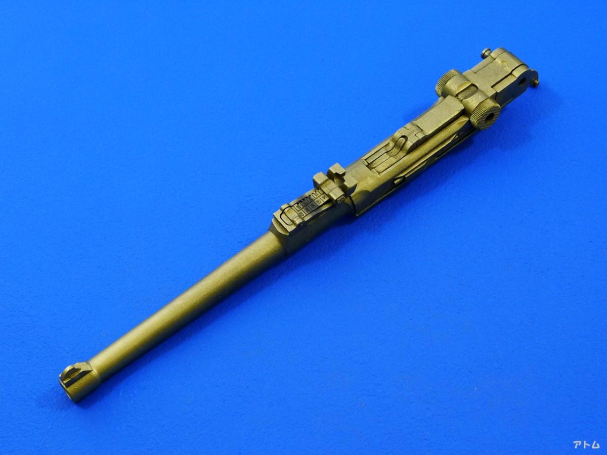 LUGER P-08 8インチ　パーツ欠落品 リプロダクト品] ルガーP08-8インチ用 マグポーチ付レザー
