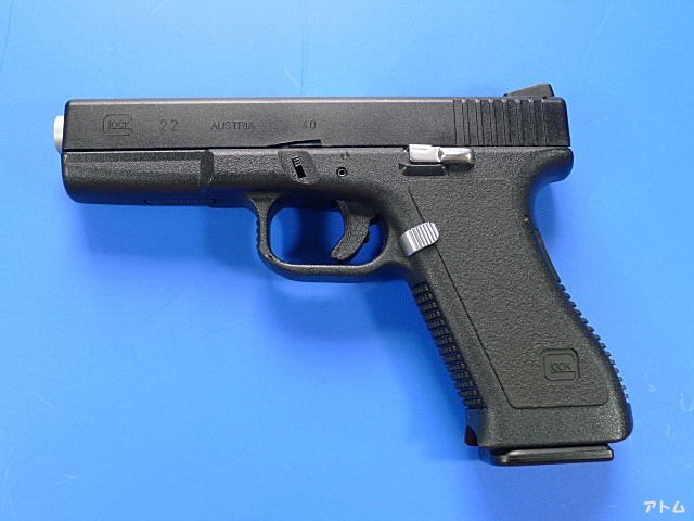 MGCグロック22 絶版・MGC GLOCK 22 ガスBLK：90年代：重量・初速測定